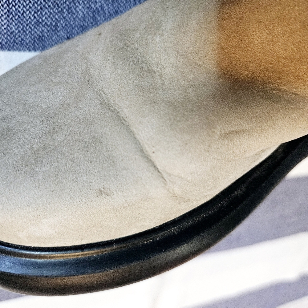 Vagabond Beige Suede Slingback Clogs - Picture 11 of 12